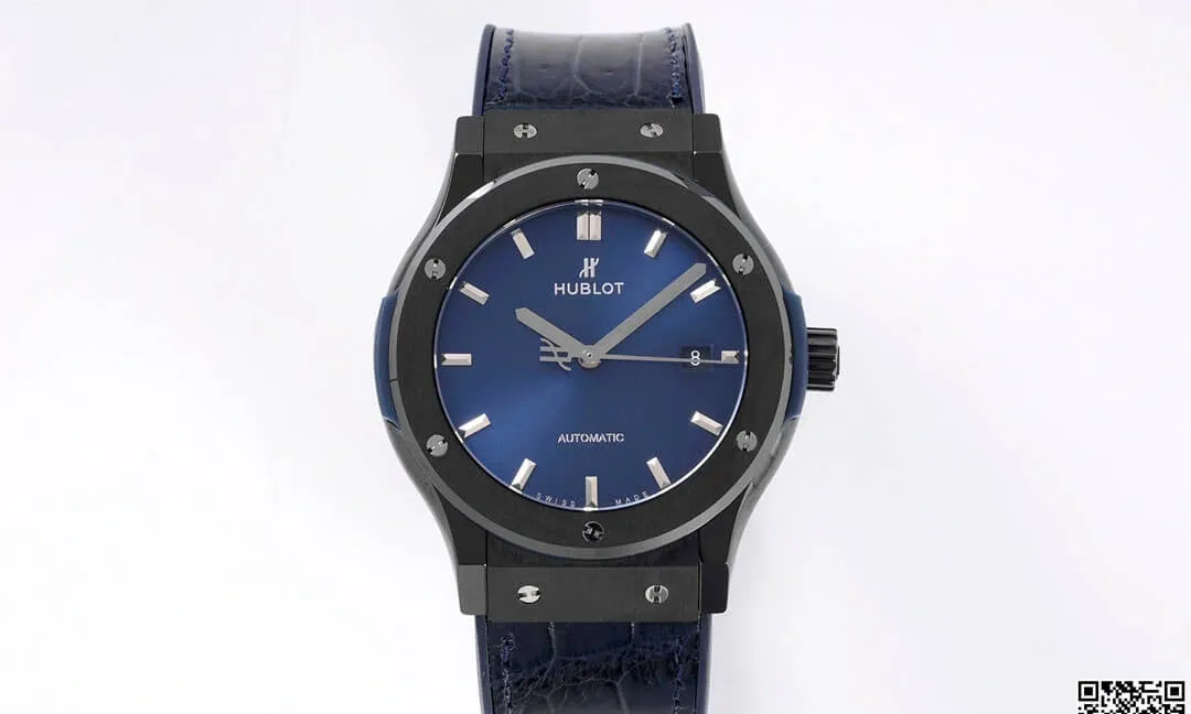 GSF Hublot Classic Fusion 542.CM.7170.LR GS Factory 1:1 Best Edition Replica Watch Blue Strap
